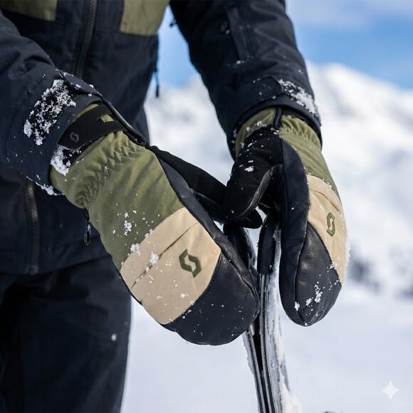 SCOTT Ultimate Hybrid Waterproof Ski Snowboarding Mittens – Size L – NEW - Picture 7 of 7